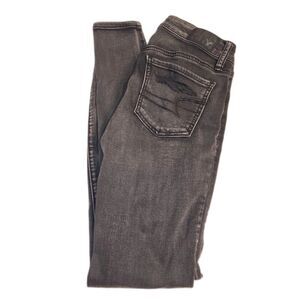 American Eagle Super Stretch Skinny Jeggings | Women's Size 0 | Washed Black